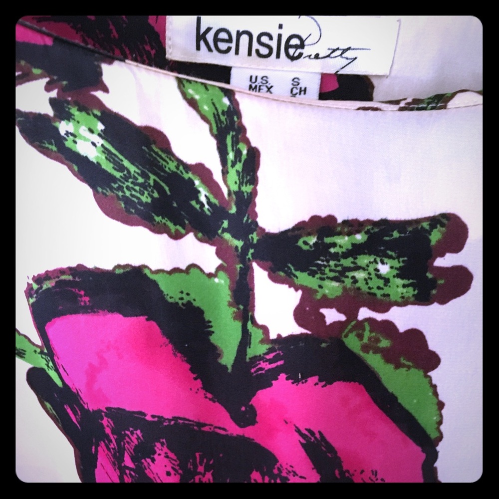 Kensie pink rose dress